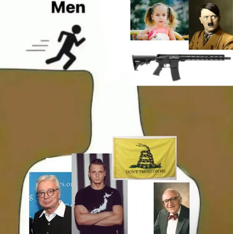 Men Running From Corrections