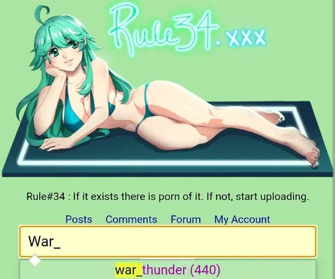Rule 34 War Thunder