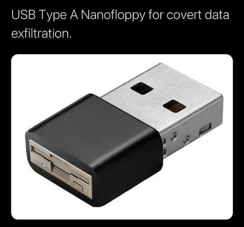 USB Nanofloppy Data Exfiltration