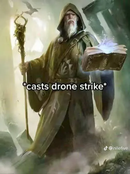 Wizard Casts Drone Strike