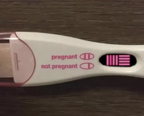 Pregnancy Test Says Pregnant