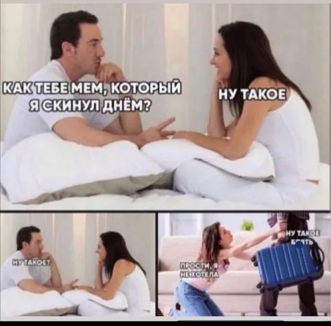 Как тебе мем, который я скинул днём
