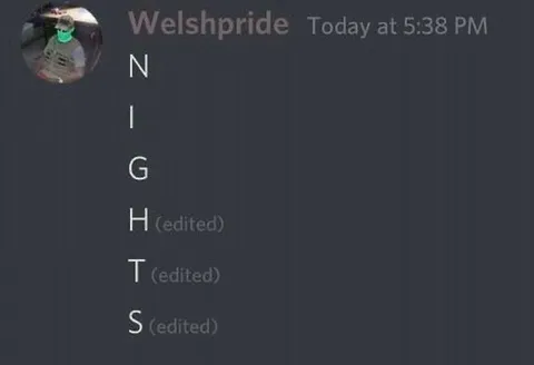 Letters Spelling NIGHTS
