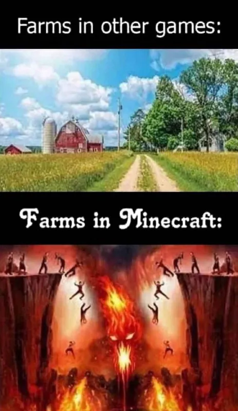 Minecraft Farms Are Hell
