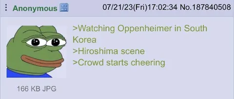Watching Oppenheimer in South Korea