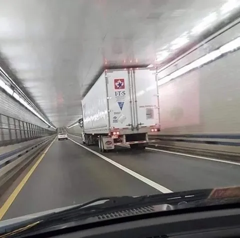 Truck Blocking the Tunnel