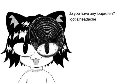 Cat Girl Has a Headache
