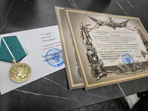 Медаль и благодарственные грамоты