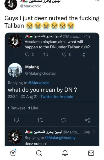 Deez Nutsed the Taliban