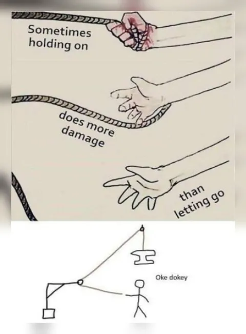 Holding On Does More Damage