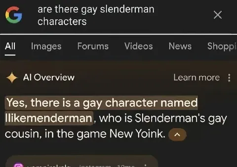Gay Slenderman Cousin Search