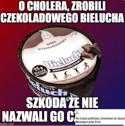 Czekoladowy Bieluch bez właściwej nazwy