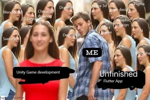 Distracted by Unfinished Flutter App