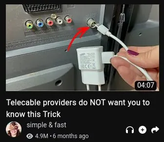 Telecable Secret Trick