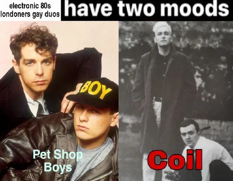 Electronic 80s Duos Have Two Moods
