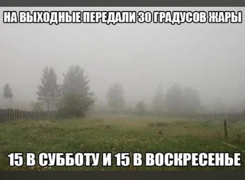 Тридцать градусов жары на выходных