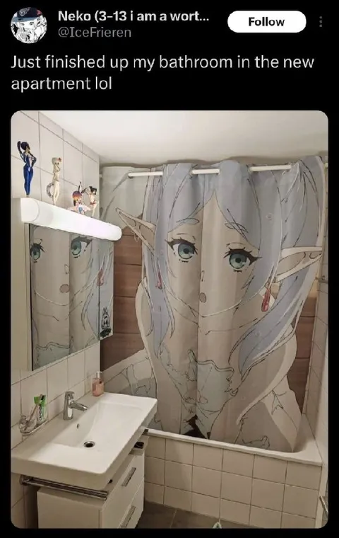 Frieren Bathroom Makeover