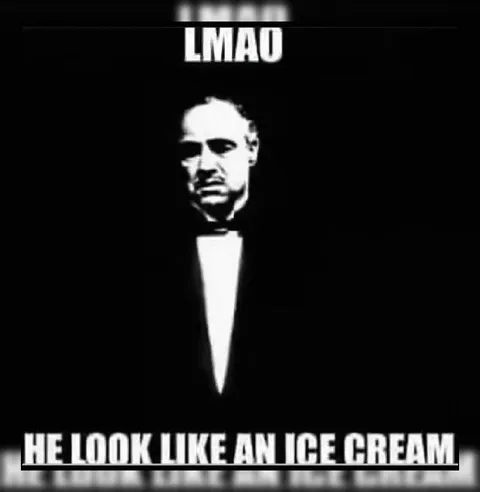 He Looks Like an Ice Cream