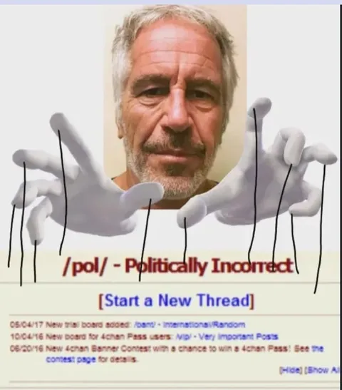 Epstein Puppet Strings on /pol/