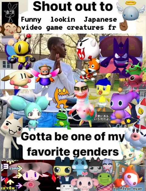 Funny Japanese Game Creatures