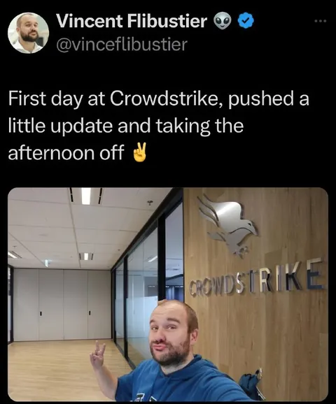 First Day at CrowdStrike