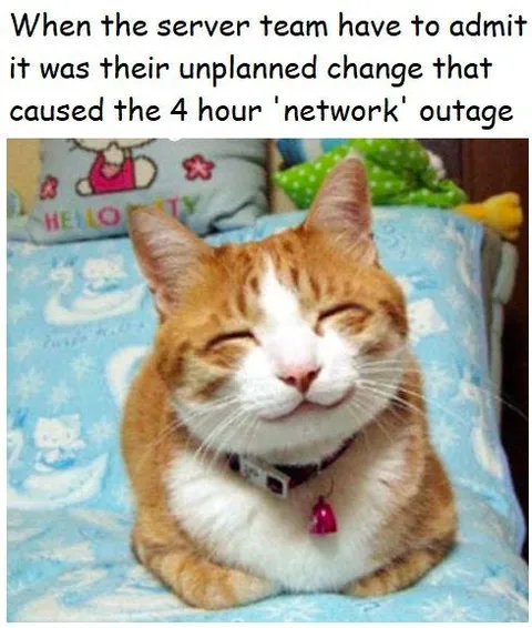 Unplanned Network Outage Cat
