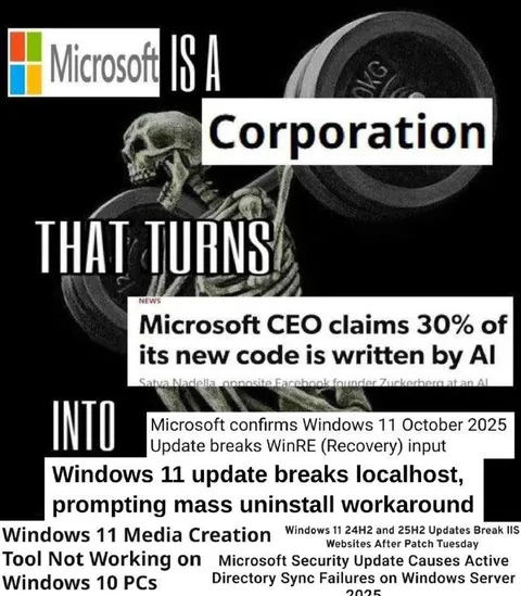 Microsoft Corporation Turns Into Windows Problems