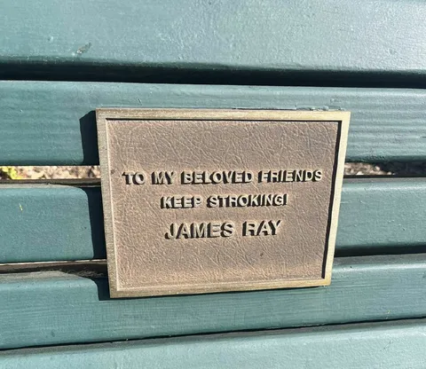 Keep Stroking Memorial Plaque