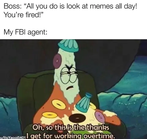My FBI Agent Watches Me Meme