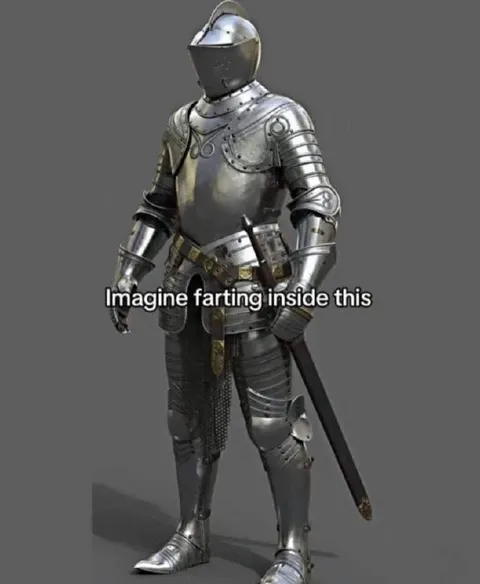 Farting Inside Full Plate Armor