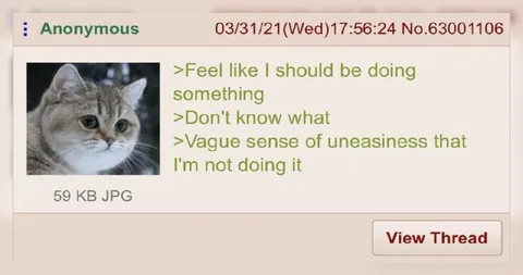 Vague Sense of Uneasiness