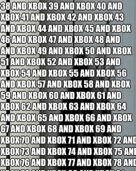Endless Xbox Numbering