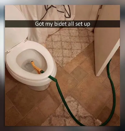 DIY Bidet Setup Gone Wrong