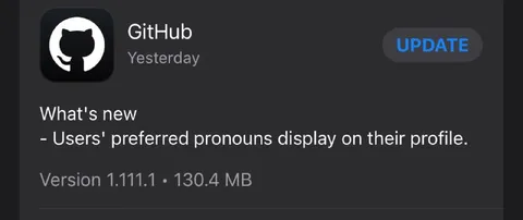 GitHub Pronouns Update