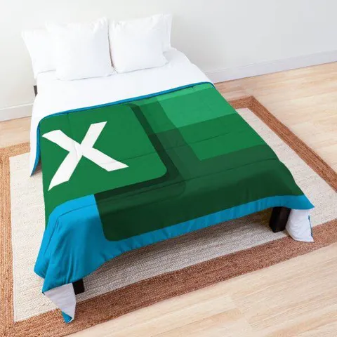 Кровать под Xbox-пледом