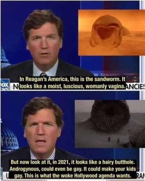 Tucker Carlson Sandworm Rant