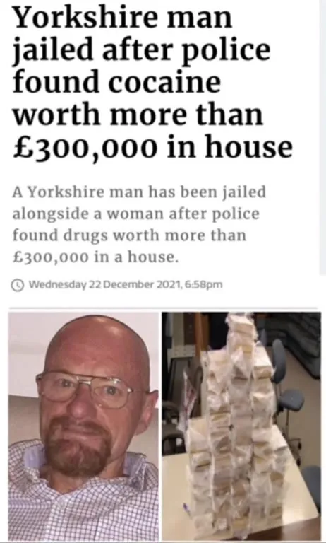 Yorkshire Man Cocaine Article