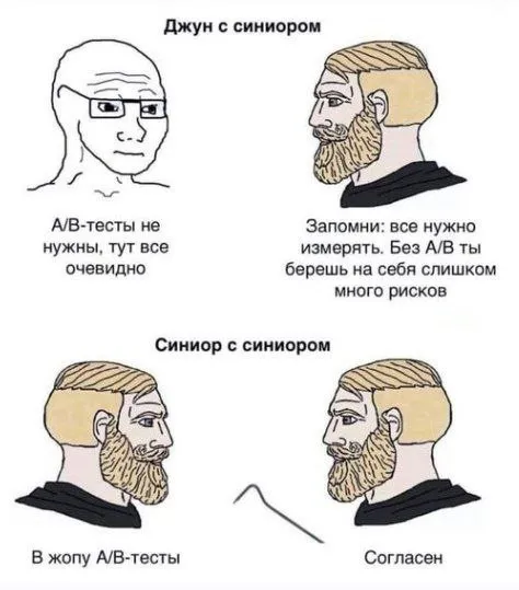 Сеньоры против A/B-тестов