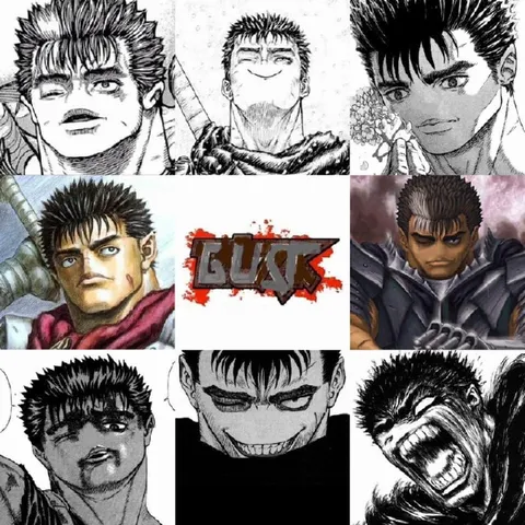 Guts Character Collage
