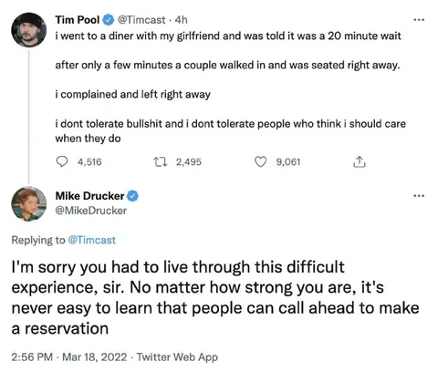 Twenty Minute Wait Reservation Joke