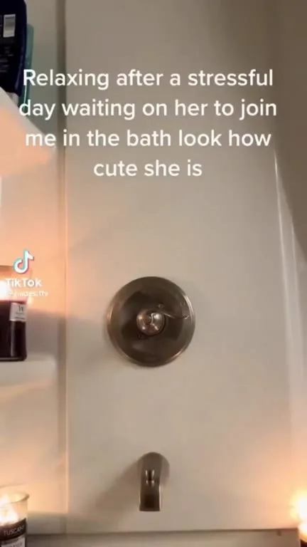 Waiting for Her Bath Date