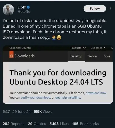 Chrome Downloads Ubuntu Again