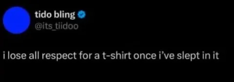 T-Shirt Loses Respect After Sleep