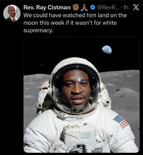 Astronaut Blocked by White Supremacy