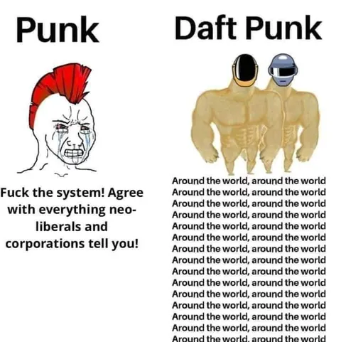 Punk Versus Daft Punk