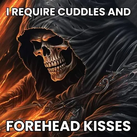 Grim Reaper Needs Cuddles