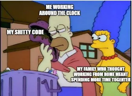 Working From Home Backfires