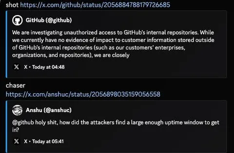GitHub Unauthorized Access Investigation