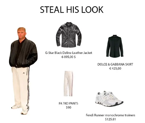 Steal His Look Designer Outfit