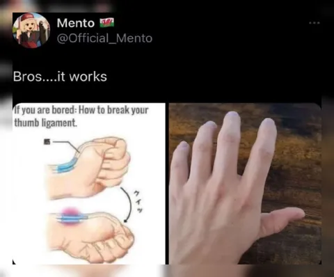 How to Break Your Thumb Ligament